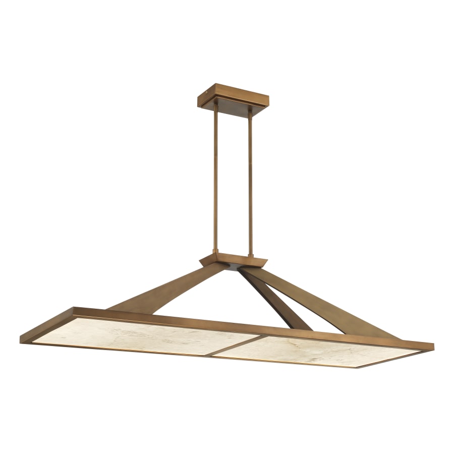 Stiles 48" Wide LED Linear Alabaster Chandelier - Tianguang Alabaster Lighting