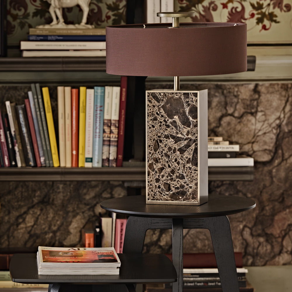 Modern Marble Designer Bronze Table Lamp - Tianguang Alabaster Lighting
