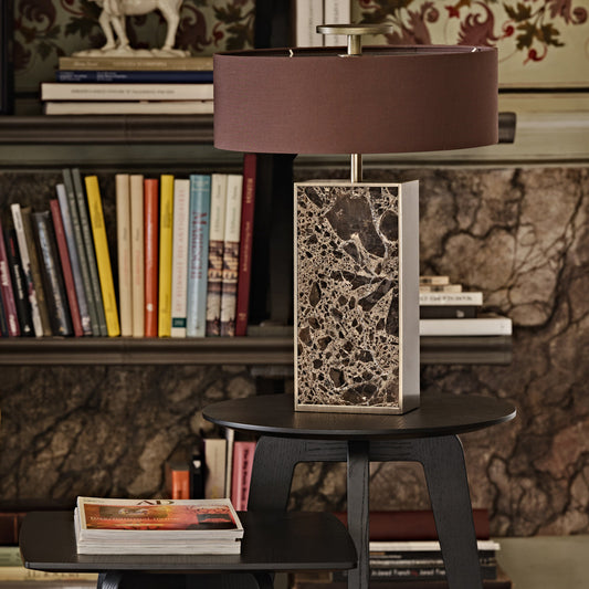 Modern Marble Designer Bronze Table Lamp - Tianguang Alabaster Lighting