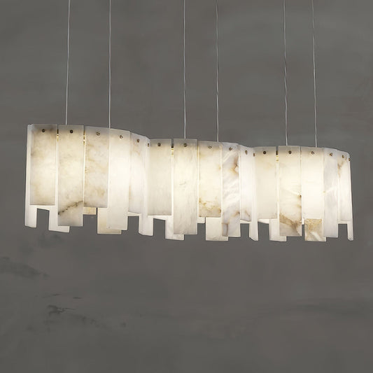 Nordic Alabaster Wave Pendant - Tianguang Alabaster Lighting