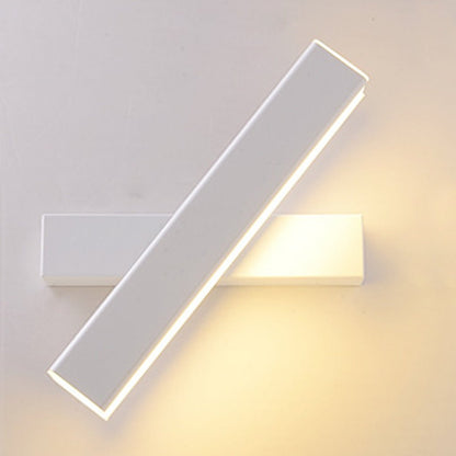 Nordic Clean-Lined 360° Rotatable LED Wall Light for Bedside Corridor Aisle, Bedroom Wall Sconce, detail 6