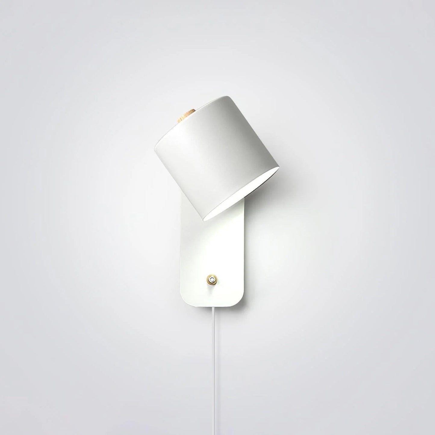 Orbit Plug-in Rotating Wall Light, Plug-In Wall Sconce, Metal, ∅ 5.1″ x H 11.8″