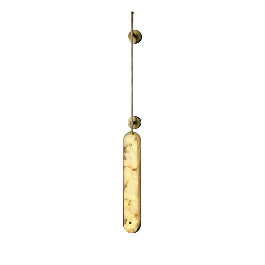 Oval Lysandra Alabaster Wall Sconce - Tianguang Alabaster Lighting