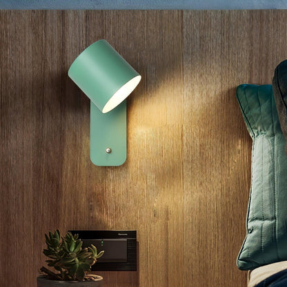 Pivot Cylinder Wall Light, Bedroom Wall Sconce, detail 14