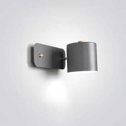 Pivot Cylinder Wall Light, Bedroom Wall Sconce, detail 26