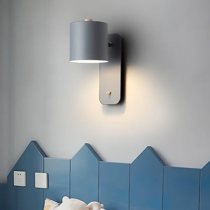 Pivot Cylinder Wall Light, Bedroom Wall Sconce, detail 28