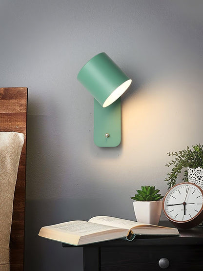 Pivot Cylinder Wall Light, Bedroom Wall Sconce, detail 48