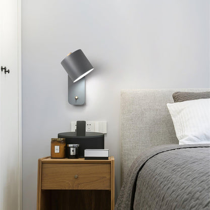 Pivot Cylinder Wall Light, Bedroom Wall Sconce, detail 54