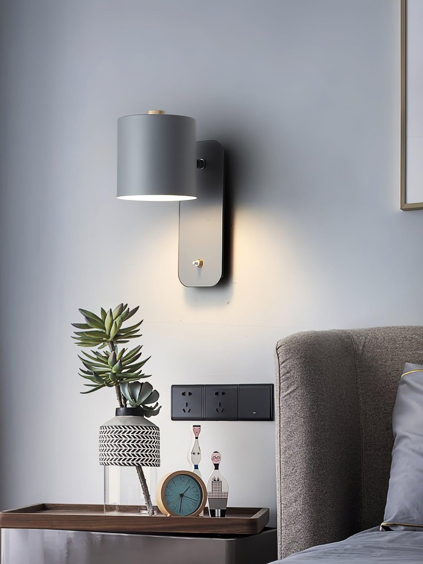 Pivot Cylinder Wall Light, Bedroom Wall Sconce, detail 55