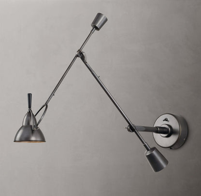 Counterpoise Swing-Arm Wall Light, Plug-In Wall Sconce, detail 7