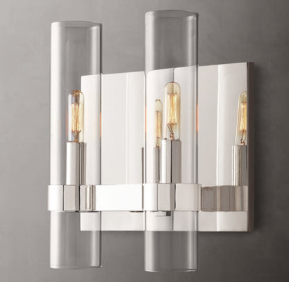 Ravelle Double Wall Light, Bathroom Wall Sconce, detail 14