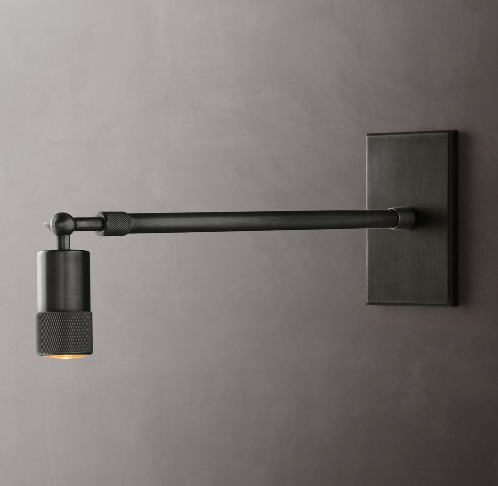 Utilitaire Grand Telescoping Wall Light, Bedroom Wall Sconce, detail 8
