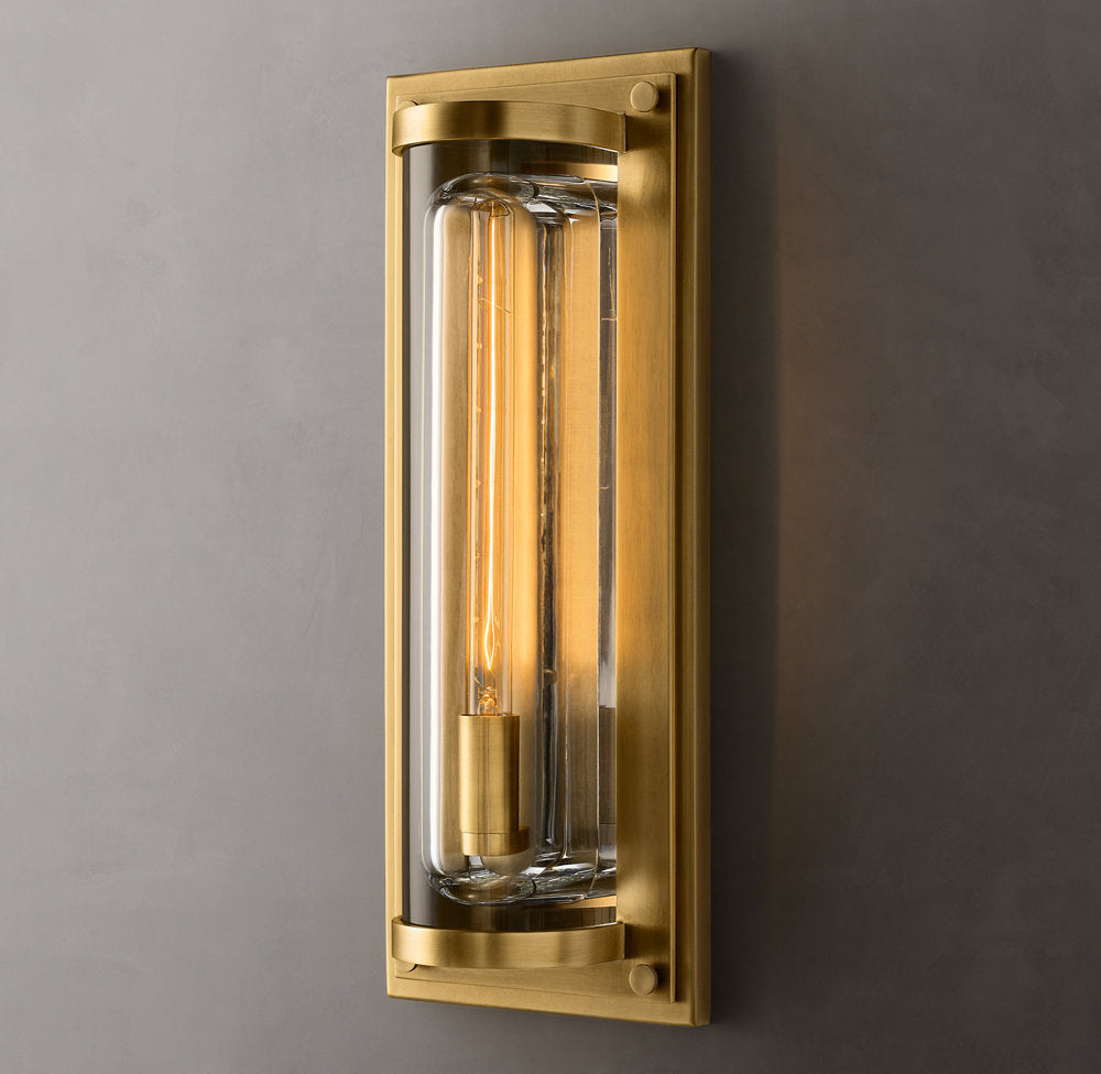 Savile Grand Circular Sconce, Wall Sconce, 8"W x 4"D x 20"H