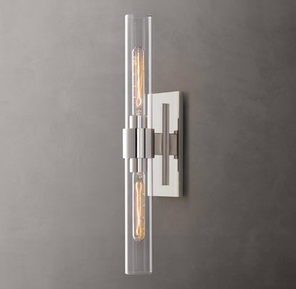 Ravelle Linear Wall Light, Bathroom Wall Sconce, detail 2