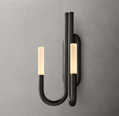Rousseau Double Wall Light, Bathroom Wall Sconce, detail 3