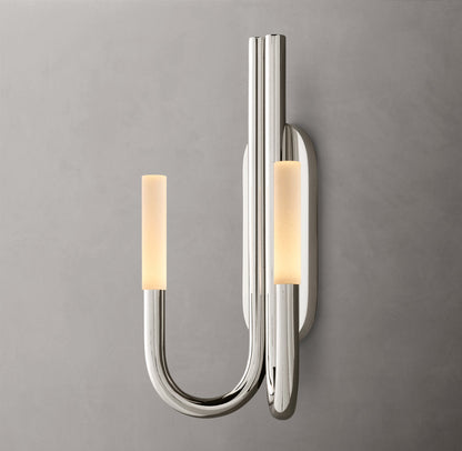 Rousseau Double Wall Light, Bathroom Wall Sconce, detail 2