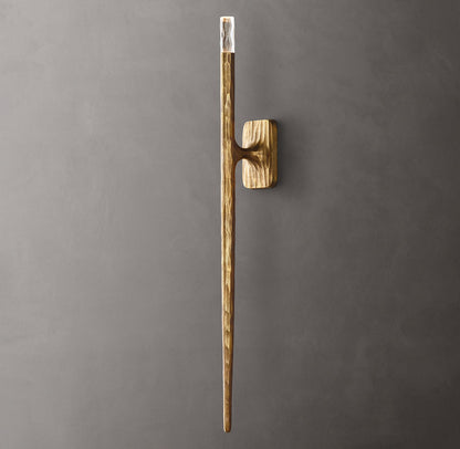 Thaddeus Grand Wall Light, Bathroom Wall Sconce, 1"D x 6"H