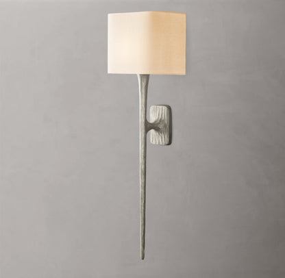 Thaddeus Grand Shaded Wall Light, Bathroom Wall Sconce, detail 16