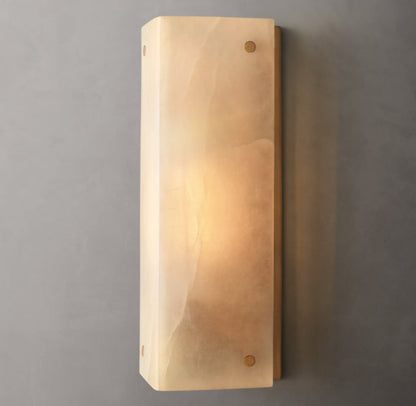 Reynard Alabaster Wall Light, Bathroom Wall Sconce, detail 12