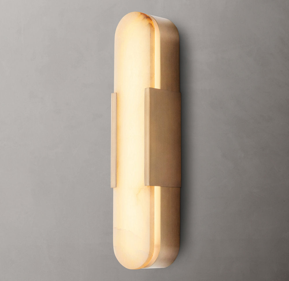 Melange Alabaster Sconce - Tianguang Alabaster Lighting