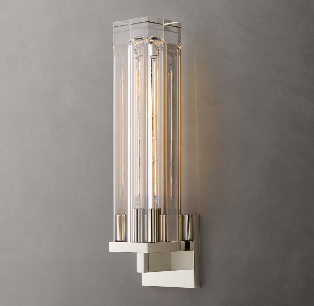 Savile Box Sconce, Bathroom Wall Sconce, detail 11