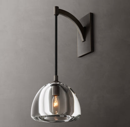 Hemisphere Wall Light, Bathroom Wall Sconce, detail 21