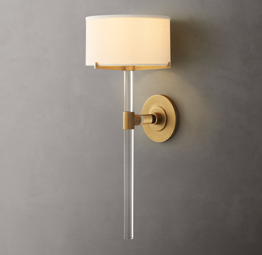 Truman Grand Wall Light, Bedroom Wall Sconce, Dimensions Overall: 7"