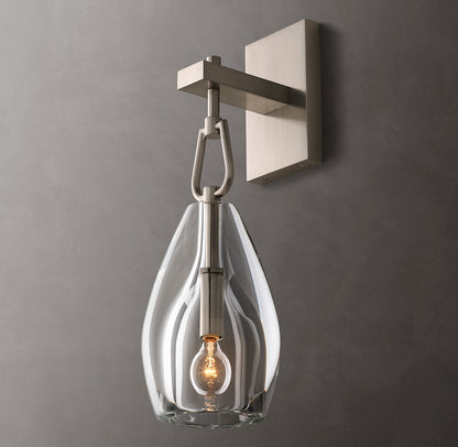 Botanist Flute Wall Light, Bedroom Wall Sconce, detail 13