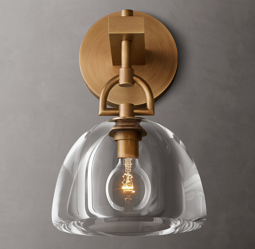 Botanist Dome Wall Light, Bedroom Wall Sconce, detail 6