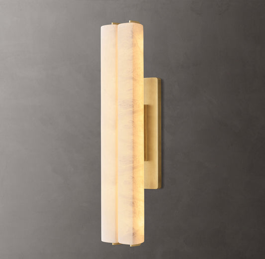 Audubon Alabaster Double Sconce - Tianguang Alabaster Lighting