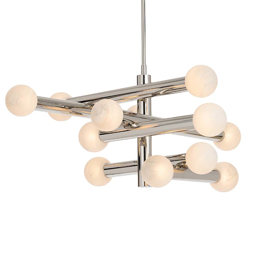 Regina Andrew Dion 12 Light 41" Wide LED Alabaster Chandelier - Tianguang Alabaster Lighting