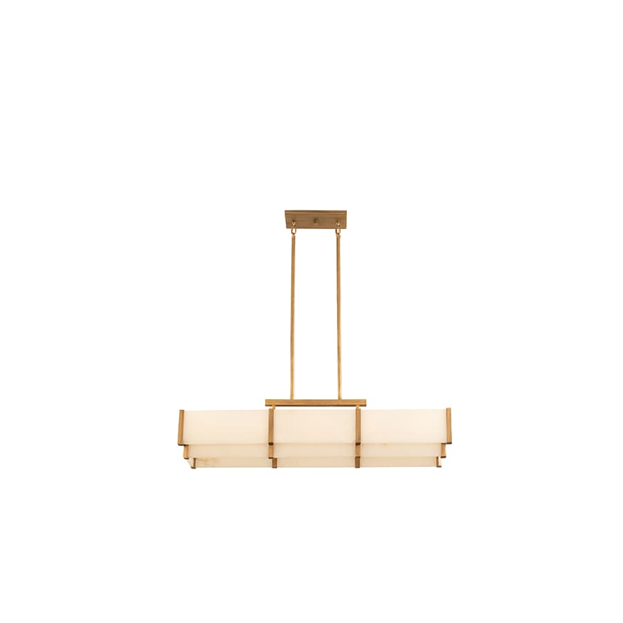 Orleans 5 Light 44" Wide Linear Alabaster Chandelier - Tianguang Alabaster Lighting