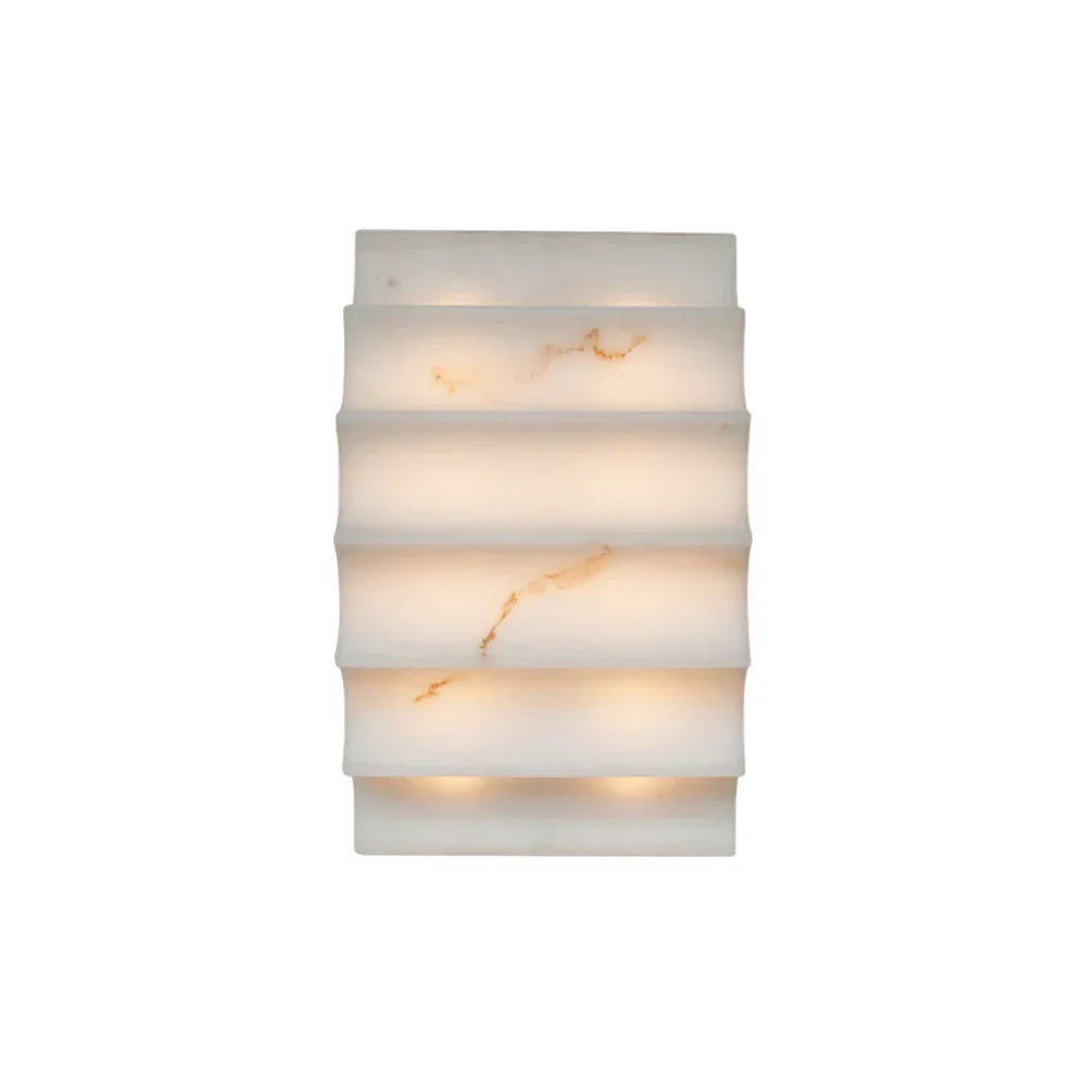 Stepped Arched Alabaster Wall Lamp - Tianguang Alabaster Lighting