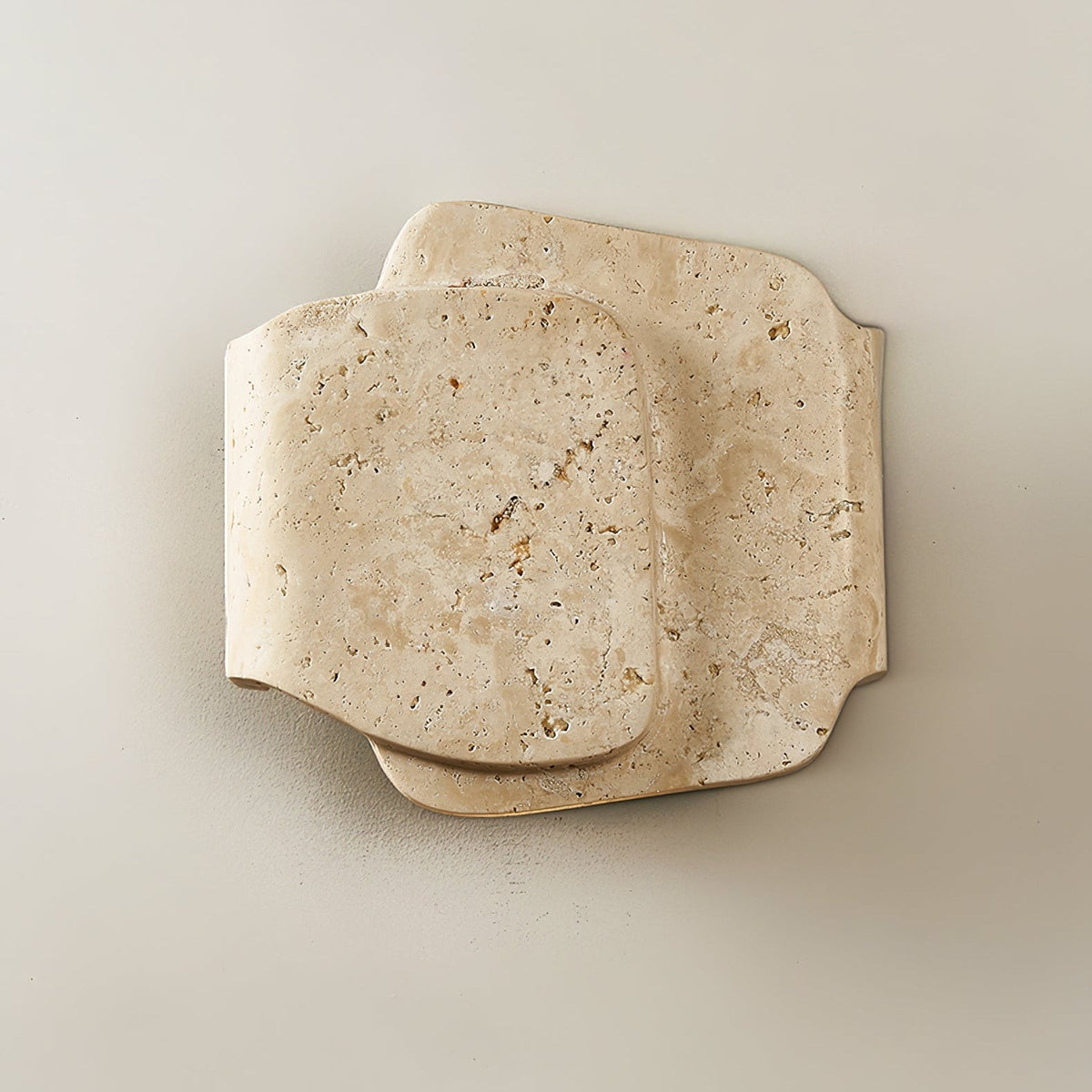 Travara Layered Travertine Wall Light - Tianguang Alabaster Lighting
