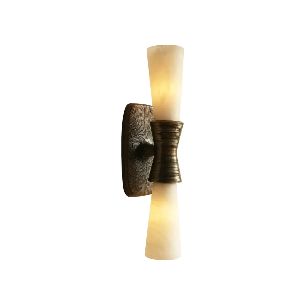Twist Tapered Alabaster Wall Sconce - Tianguang Alabaster Lighting