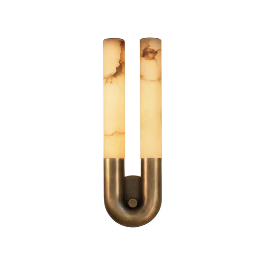 U-Shape Alabaster Arch Wall Sconce - Tianguang Alabaster Lighting