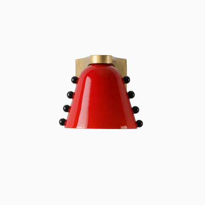 Velora Artisan Glass Wall Light, Hardwired Wall Sconce, detail 4