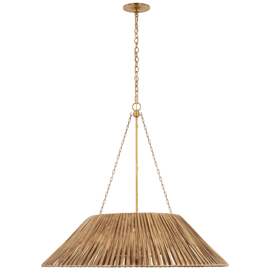Callisto Alabaster Pendant, 7-Light, Ink, 28.1"W - Tianguang Alabaster Lighting
