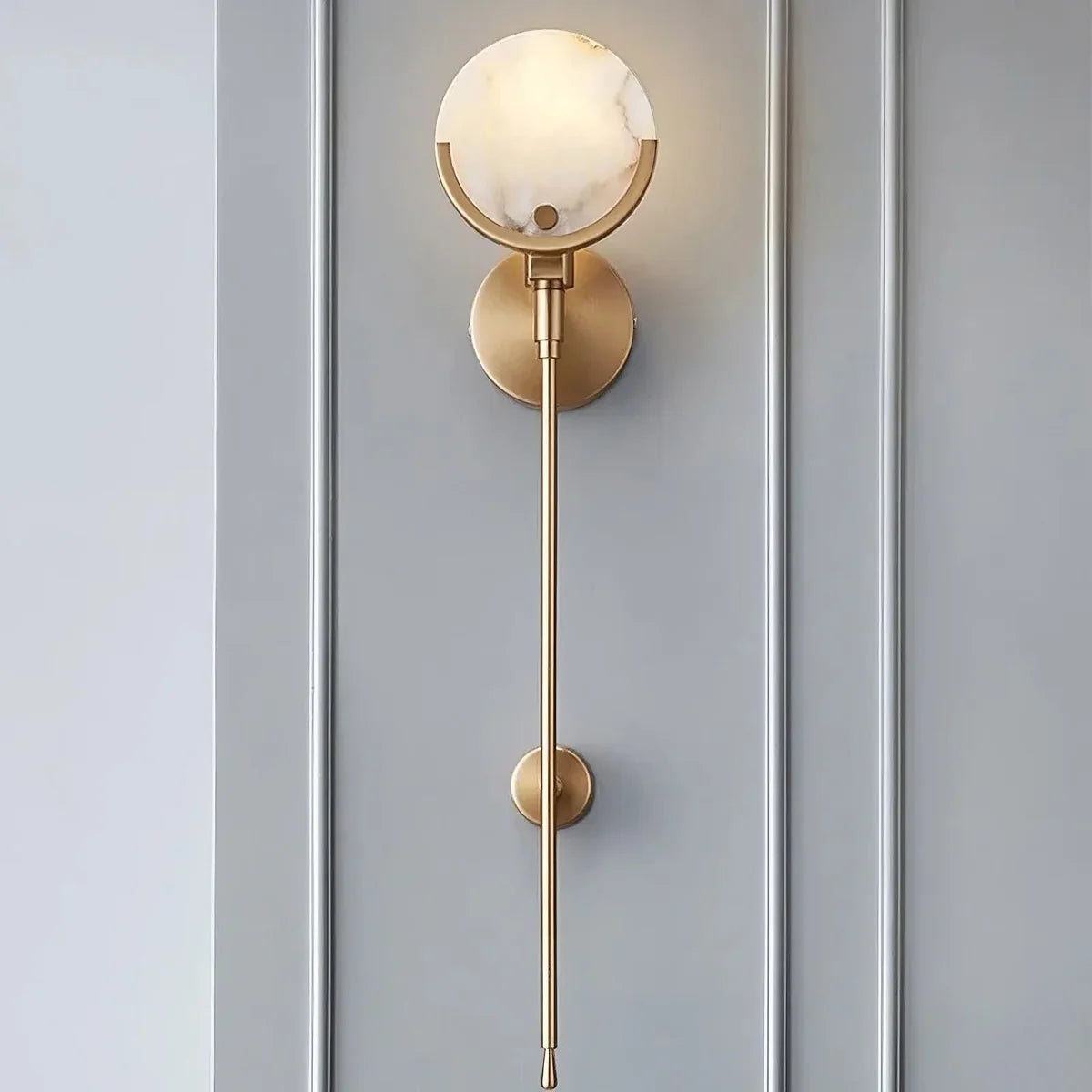 Natural Marble Wall Light Sconce - Tianguang Alabaster Lighting