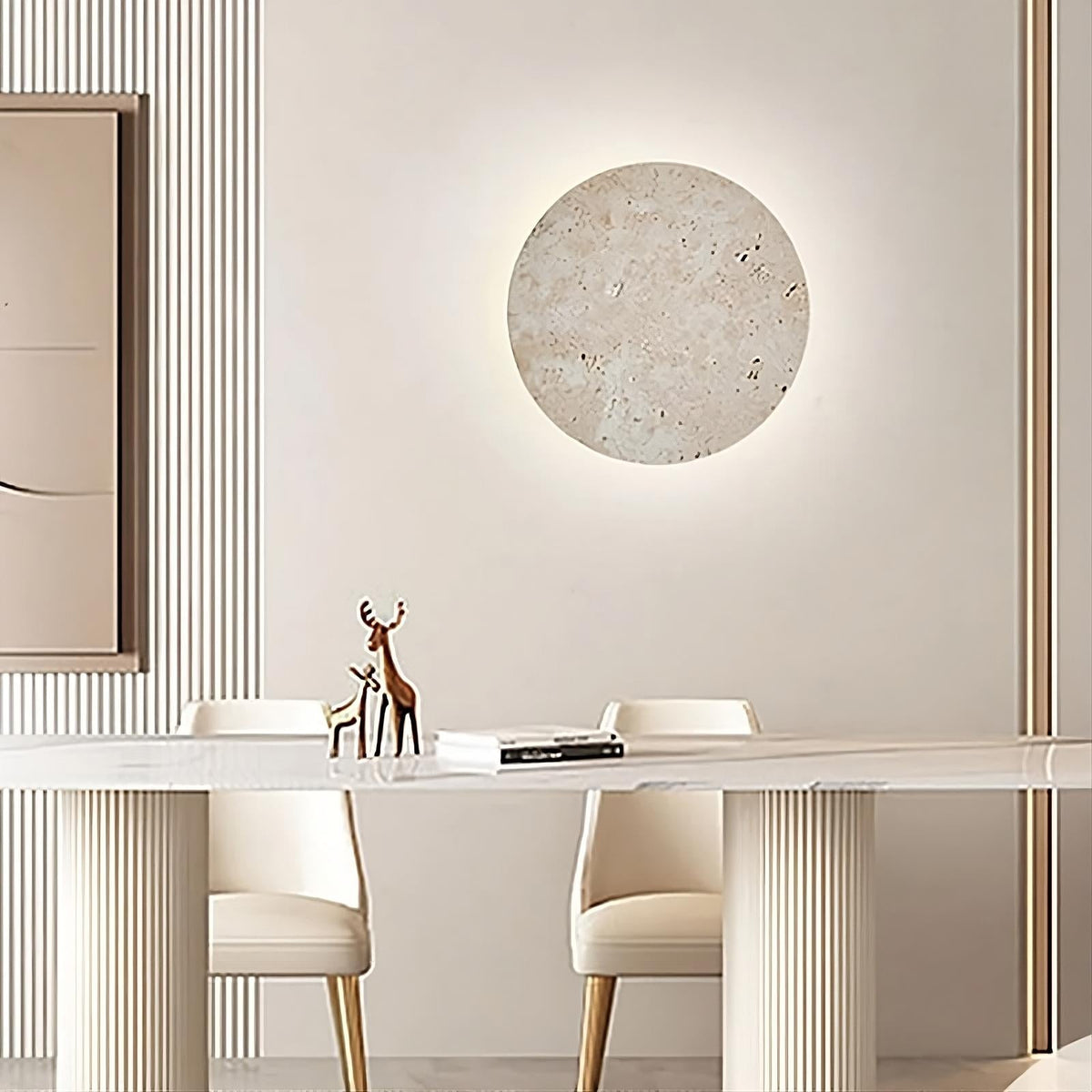 Natural Travertine Wall Sconce - Tianguang Alabaster Lighting