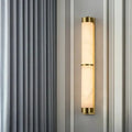 23" Natural Marble & Brass Wall Light - Tianguang Alabaster Lighting